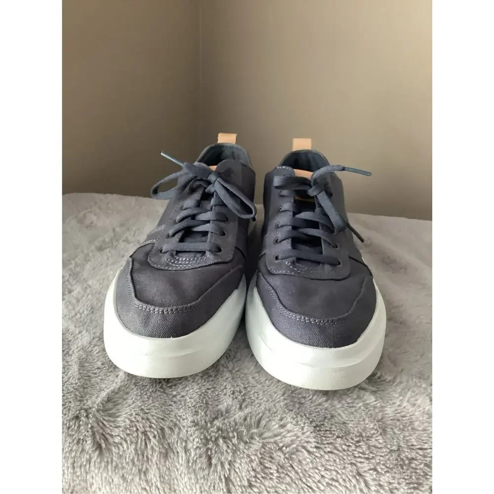 Cole Haan grandpro rally‎ canvas court sneaker gray mens size 8